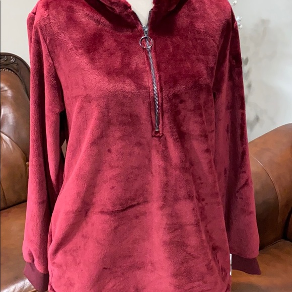 NEW Ideology Women's Faux-Fur Velour Quart… - Picture 4 of 6